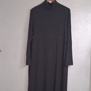 NWT Women With Control Tummy Control System Black Dress    Size XLP